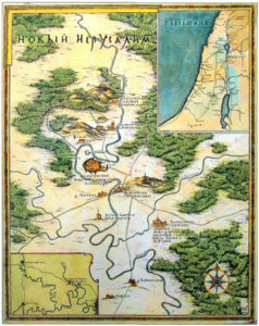 Карта Русской Палестины